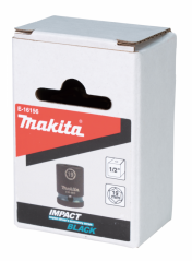 Makita E-16156 klíč nástrčný 1/2", čtyřhran, IMPACT BLACK, 19mm
