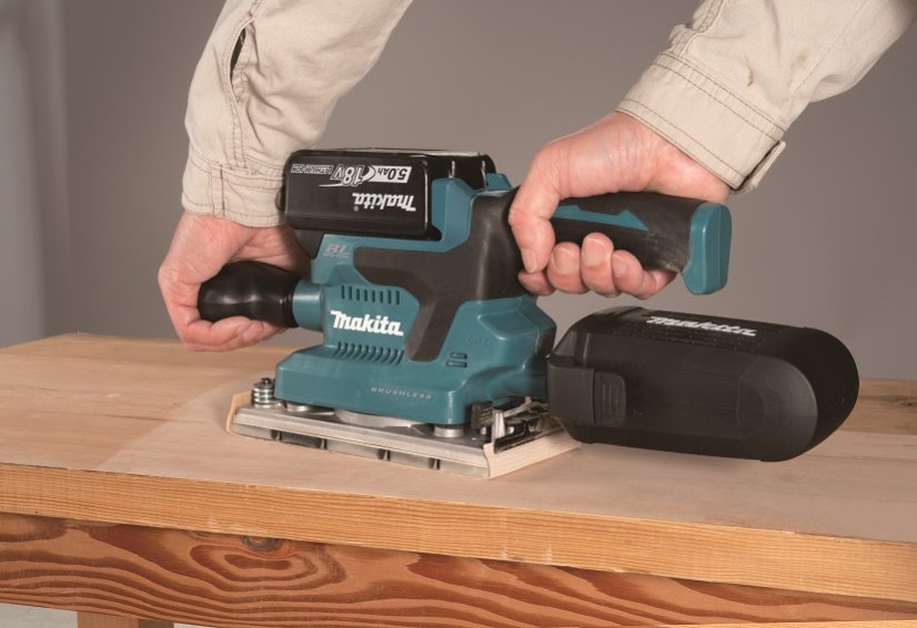 Makita DBO380Z aku vibrační bruska 93x185mm Li-ion LXT 18V, bez aku Z