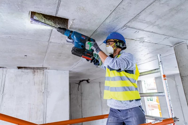 Bosch GBH 18V-36 C aku kombinované kladivo SDS-MAX 7,0J 18V bez aku 0611915021