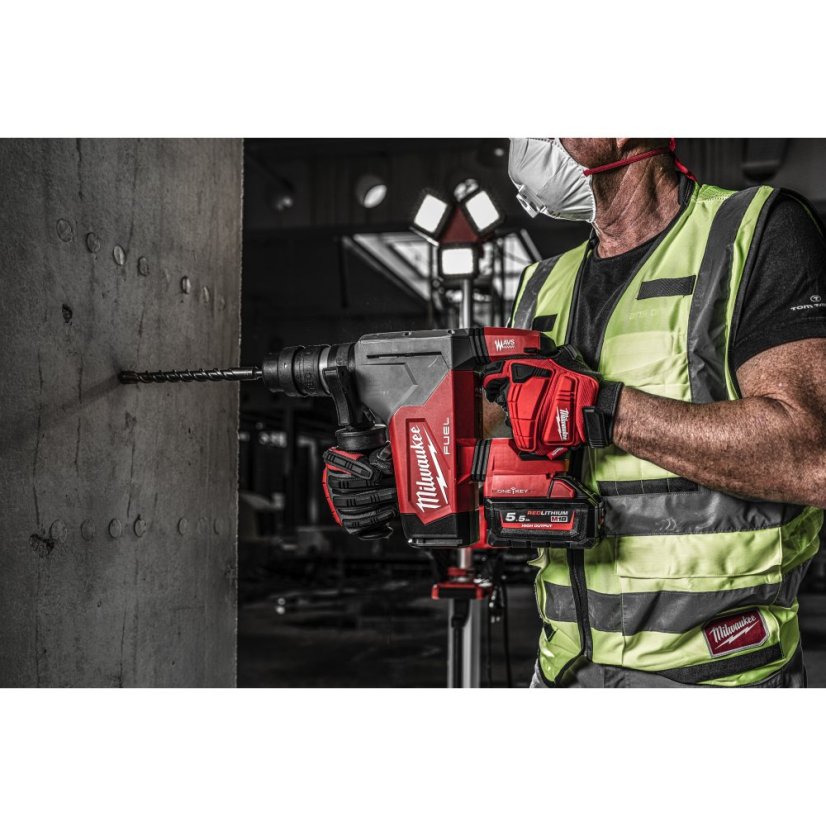 Milwaukee M18 ONEFHPX-0 ONE-KEY™ ak u kombinované 4 režimové kladivo 32 mm SDS-PLUS se sklíčidlem FIXTEC™ bez aku 4933478885