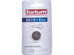 FORTUM 4770815 kolečko řezací ložiskové, 22x6x5mm, SK