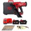 Milwaukee ELVINSET31 M18 FFN-502C aku hřebíkovačka 34° 50-90mm + hřebíky hladké 3,1x90mm D34 + ochranné brýle žluté 2x 5 Ah M18B5 4933471404