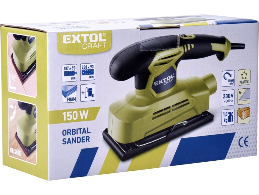 EXTOL CRAFT 407114 bruska vibrační, 150W