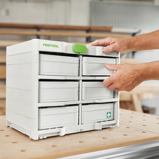Festool 577816 SYS3-RK/6 M 337-Set Systainer3 Rack