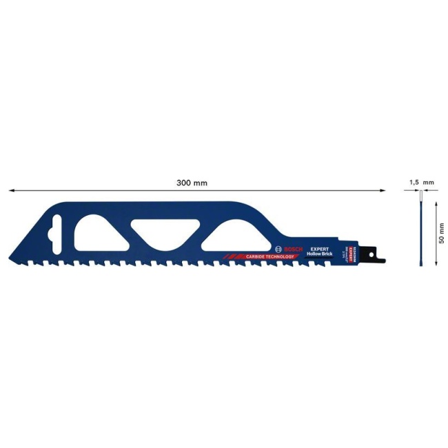 Bosch 2608900417 S 1243 HM pilový plátek Expert Hollow Brick 300mm