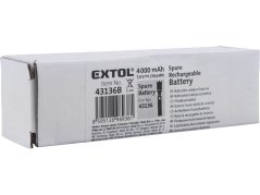 EXTOL LIGHT 43136B baterie náhradní, 7,4V, 4000mAh