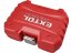EXTOL PREMIUM hlavice na uvolňování šroubů a matic, sada 10ks, 3/8", 10-19mm, CrMo