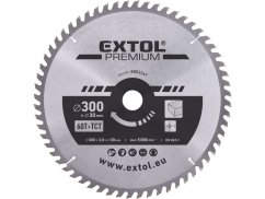 EXTOL PREMIUM 8803247 kotouč pilový s SK plátky, O 300x3,0x30mm, 60T