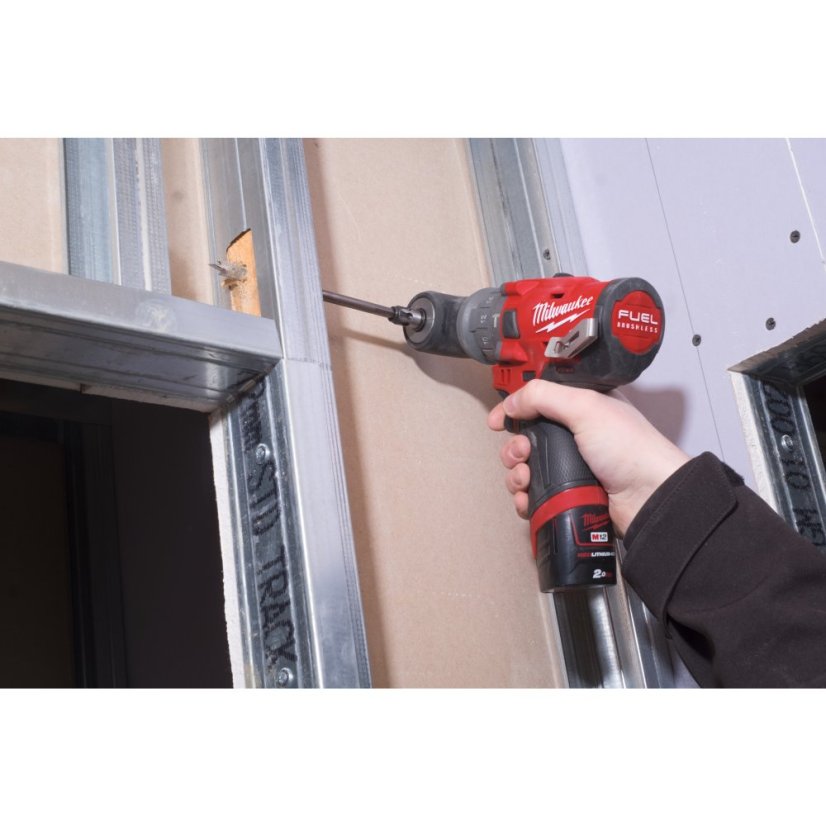 Milwaukee M12 FUEL™ FPDXKIT-202X kompaktní příklepová vrtačka s rychlovýměnným sklíčidlem 4933464138