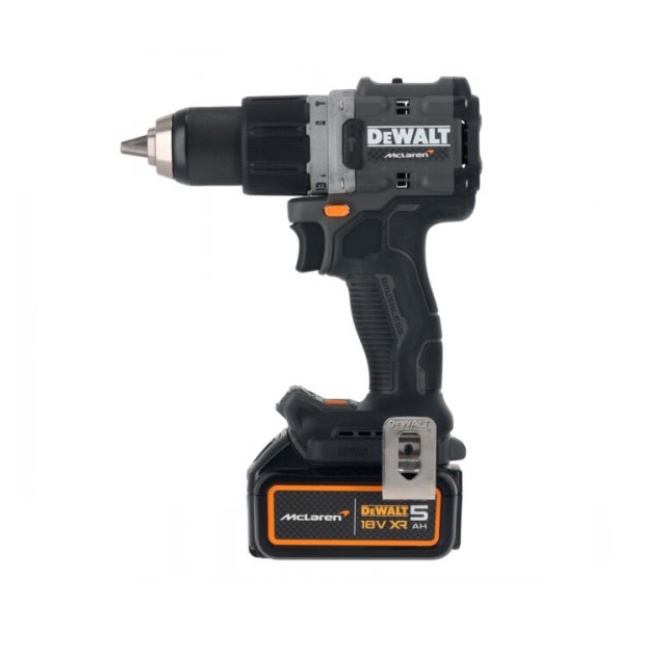Dewalt DCD85MP2T aku příklepová vrtačka edice McLaren 18V 2x5Ah