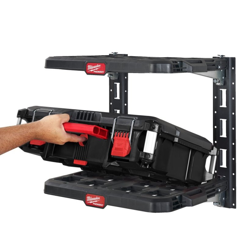 Milwaukee PACKOUT™ Sada regálového systému 2x police+2x nosník 4932472127