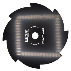 Procraft H-8T nůž kotouč do křovinořezu 255x25.4mm 8Z