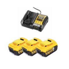 Dewalt DCB1104P3 aku sada baterií s nabíječkou 18 V XR 3x5Ah DCB184+1xDCB1104