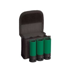 Bosch 3 dílná sada prodloužených nástrčných hlavic 17, 19, 21 mm Pro Impact 1/2" 2608003033