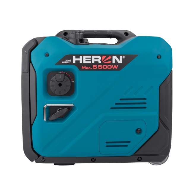 Heron 8896227 elektrocentrála digitální invertorová, 5,5kW, elektrický start, dálkové ovládání, ATS a AGS-ready, podvozek