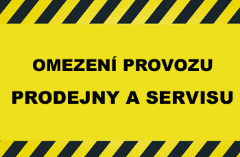 Omezení provozu prodejny a servisu