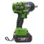 Procraft PWA36-1B-C aku rázový utahovák 1/2" 850 Nm 20V 1x4Ah