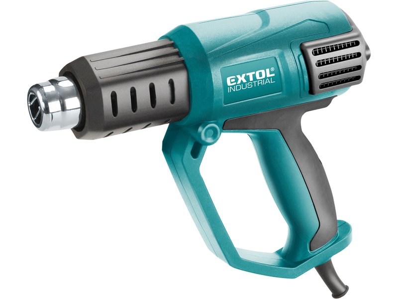 EXTOL INDUSTRIAL 8794800 pistole horkovzdušná s plynulou regulací teploty a proudu vzduchu, 2000W