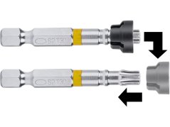 FORTUM 4741487 hroty sada 2ks TORX s magnetickým kloboučkem, T 30x50mm, S2