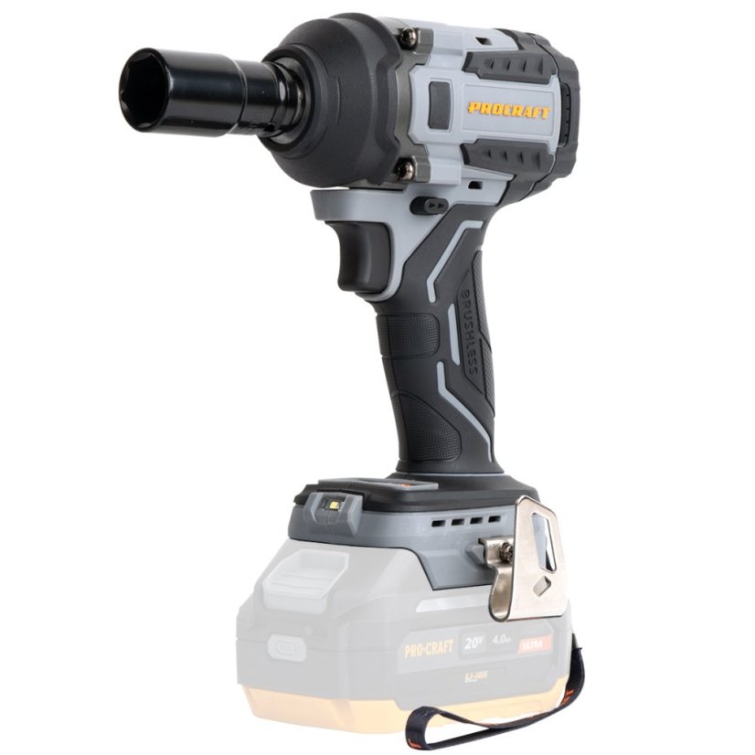 Procraft Industrial IW550Abb aku rázový utahovák 1/2" 550 Nm 20 V (bez baterie a nabíječky)