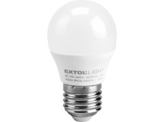 EXTOL LIGHT 43006 žárovka LED mini, 5W, 410lm, E27, teplá bílá