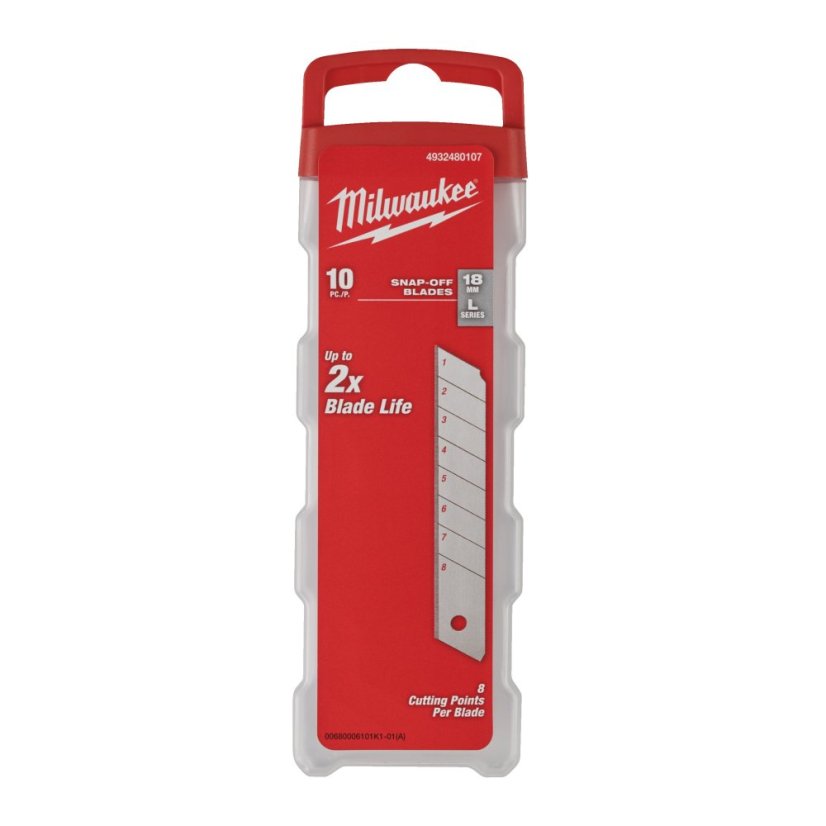 Milwaukee odlamovací čepel 18 mm 10 ks 4932480107