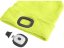 EXTOL LIGHT 43194 čepice s čelovkou 4x45lm, USB nabíjení, fluorescentní žlutá, univerzální velikost