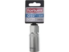 FORTUM 4700904 hlavice nástrčná na zapalov. svíčky 1/2", 21mm, L 65mm, magnet