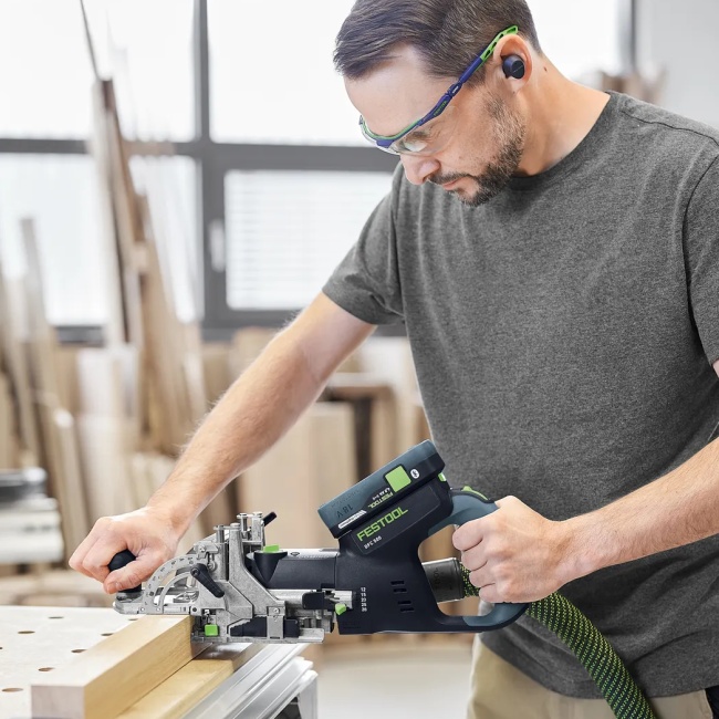 Festool 578120 DFC 500 E-Basic aku frézka 18 V na kolíkovací otvory Domino