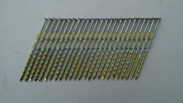RB hřebíky šroubový dřík páskované v plastu 21° 31/90mm, 3000ks
