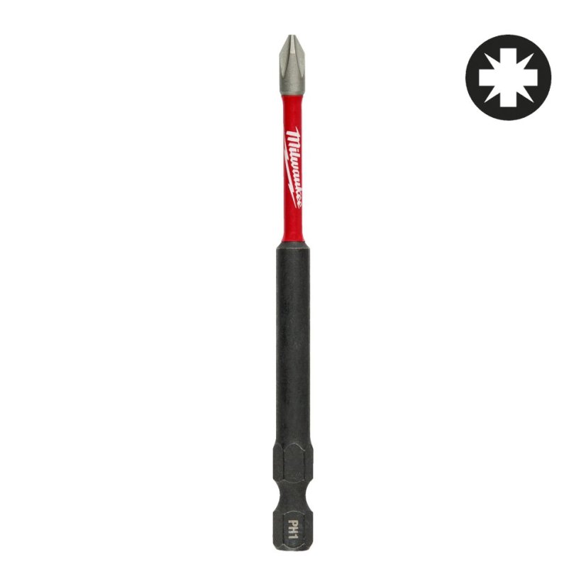 Milwaukee šroubovací bit PZ 1 SHOCKWAVE™ IMPACT DUTY 90 mm 1ks 4932430862