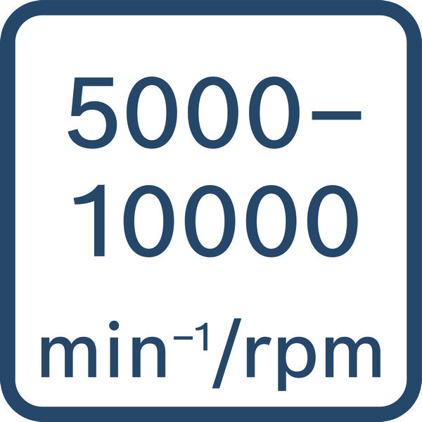 5000–10000 ot/min.