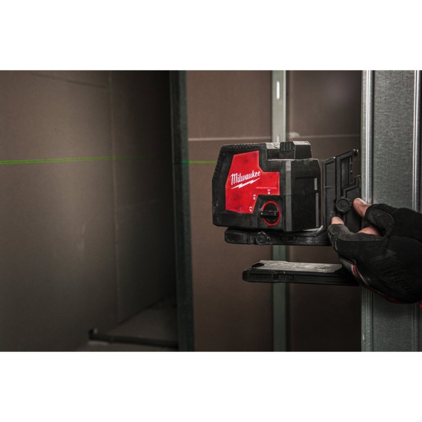 Milwaukee L4 CLL-301C Akumulátorový křížový liniový laser se zeleným paprskem s USB 4933478098