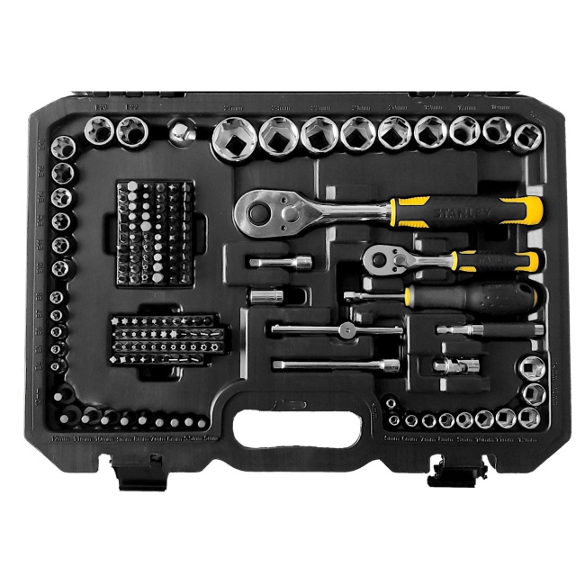 Stanley STMT17380-1 1/4" + 1/2" gola sada hlavic 175 dílů