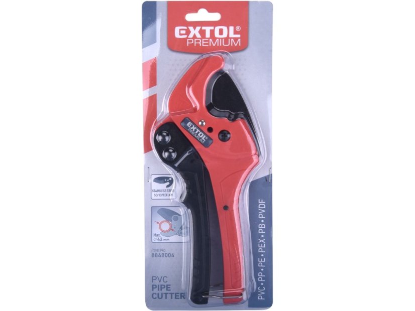 EXTOL PREMIUM 8848004 nůžky na plastové trubky 0-42mm trojúhel. břit