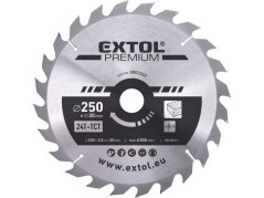 EXTOL PREMIUM 8803240 kotouč pilový s SK plátky, O 250x3,0x30mm, 24T