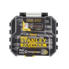 Stanley STA88572 10 dílná sada bitů PZ2 pro rázové utahováky 50mm