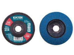 EXTOL INDUSTRIAL 8803426 kotouč lamelový šikmý zirkonový, P60, O 125mm