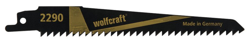 Wolfcraft 2 x šavlové pilové plátky hloubka řezu 10 – 100 mm 2290000