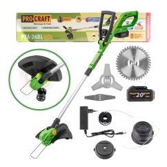 Procraft PTA-26BL aku vyžínač 300 mm 20 V 1x 3Ah