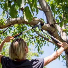 Fiskars 1020187 Nůžky na silné větve PowerGear™ převodové dvoučepelové (M) LX94