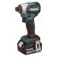 Makita DTD158RFJ  aku rázový šroubovák 1/4" 170 Nm Li-ion LXT 18V 2x3 Ah Makpac