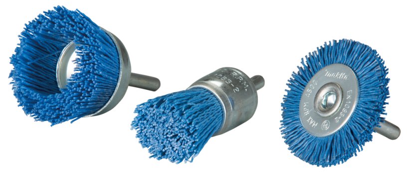 Makita D-70758 sada nylonových kartáčů pro jemné broušení 3 ks