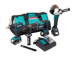 Makita DLX3078TX1 sada aku strojů DGA504 + DHR241 + DDF482 Li-ion 18V