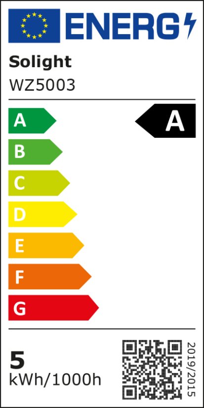 Solight WZ5003 extra úsporná LED žárovka 5,0W, 1055lm, 2700K, ekv. 75W