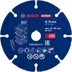 Bosch 2608902373 karbidový řezací kotouč EXPERT Multi Material, 76 × 10 mm