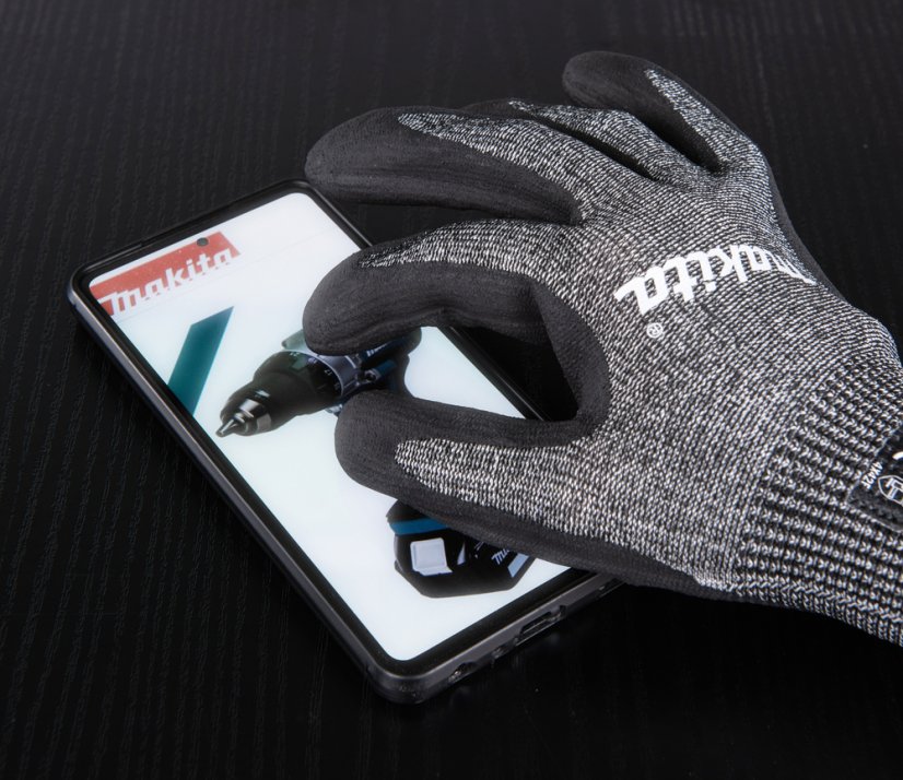 Makita P-84713 rukavice pracovní proti prořezu, nitril, velikost M/8