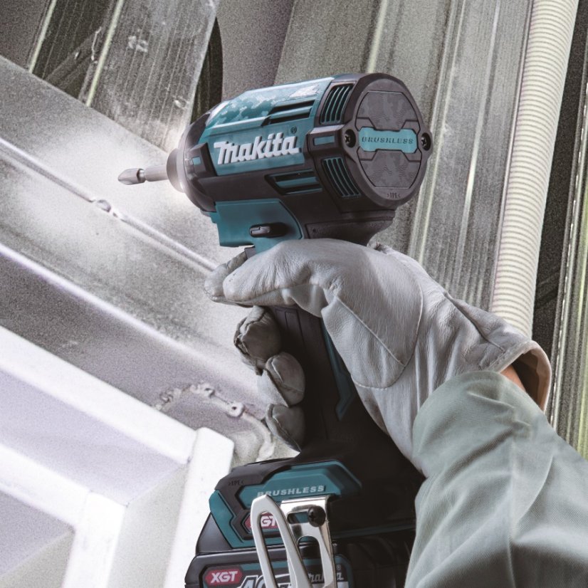 Makita TD002GD201 aku rázový šroubovák 1/4"Li-ion XGT 40V 2x2,5Ah