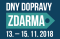 Dny dopravy zdarma 13.-15.11.2018