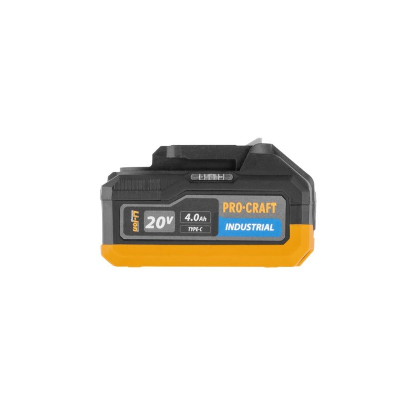 Procraft Industrial SCD20C-BB/20/4 Industrial/C20/2/BI500  Sada aku vrtací šroubovák s příklepem  CD20C + 1x aku bateri 20 V 4 Ah, nabíječka C20/2 a taška BI500